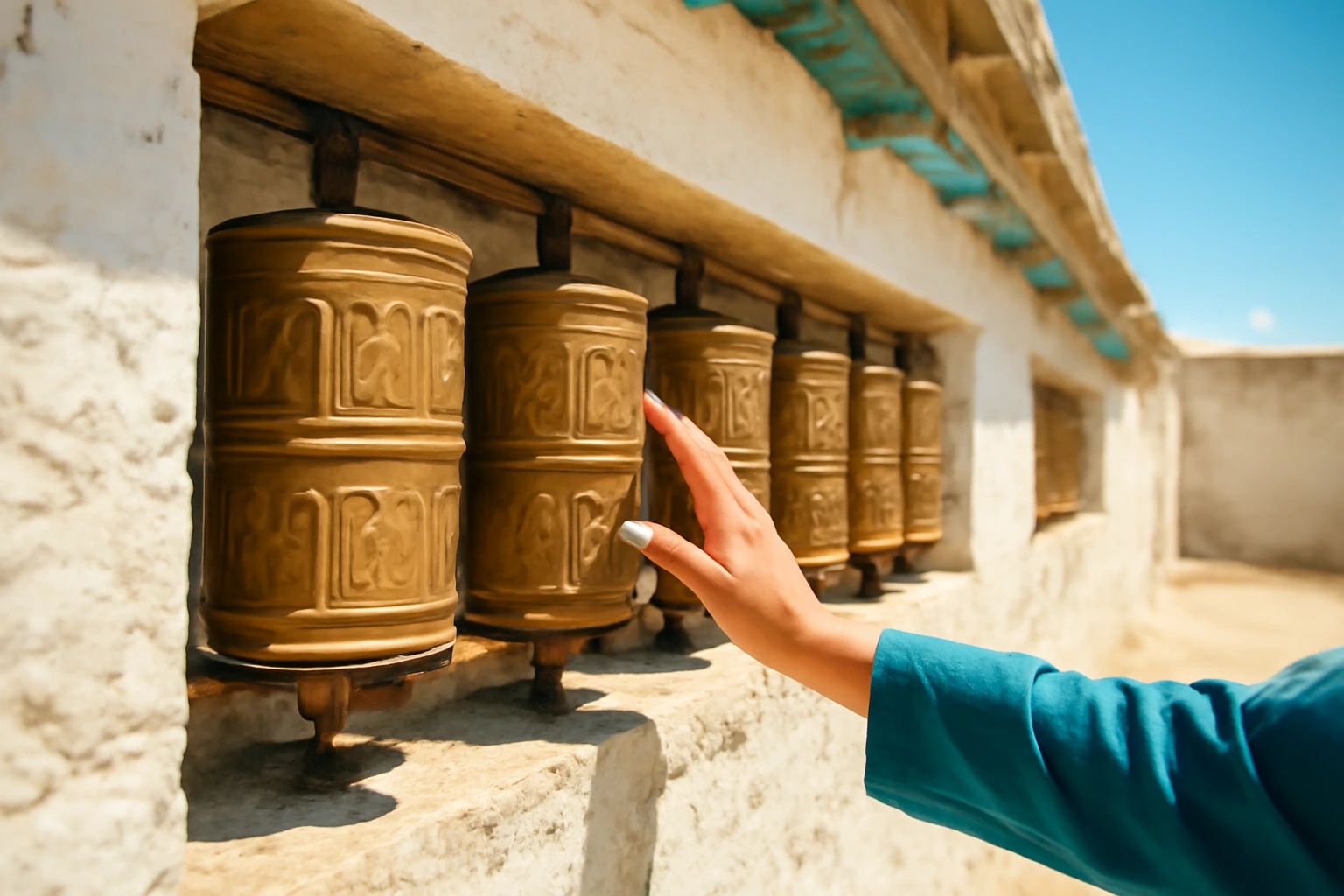 Kinh luân Tây Tạng: bên trong bánh xe cầu nguyện có gì và xoay thế nào cho đúng