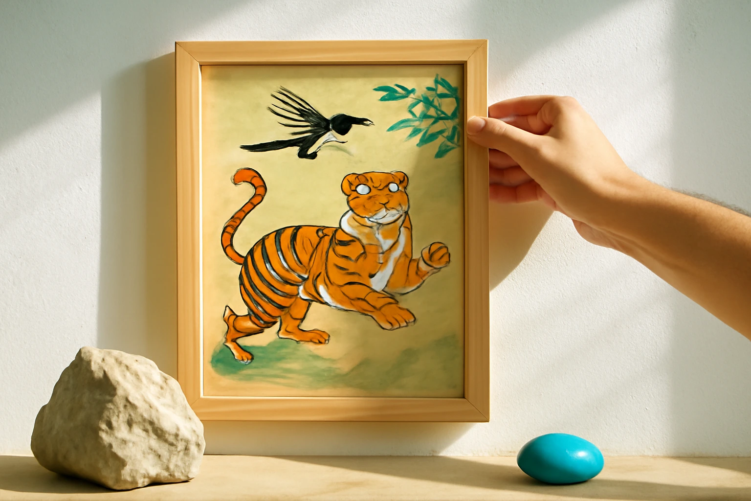 Minhwa, tranh dân gian Hàn Quốc: con hổ ngộ nghĩnh, chim ác là báo tin vui và những bức tranh treo đầu năm