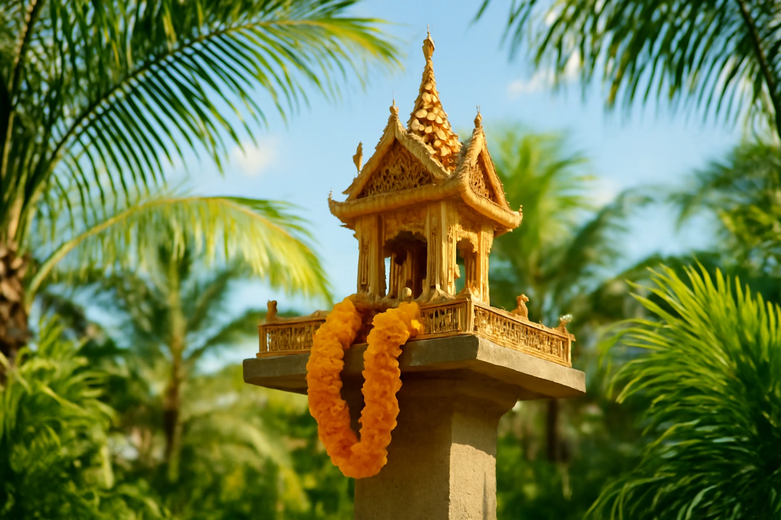 Nhà thần san phra phum trước cửa nhà Thái: thờ ai, đặt ở đâu, và có nên mua một cái về nhà Việt